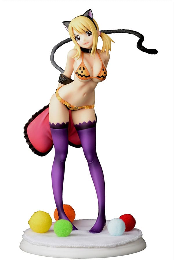 Fairy Tail Lucy Heartfilia Halloween Cat Gravure Style Statue 25 cm