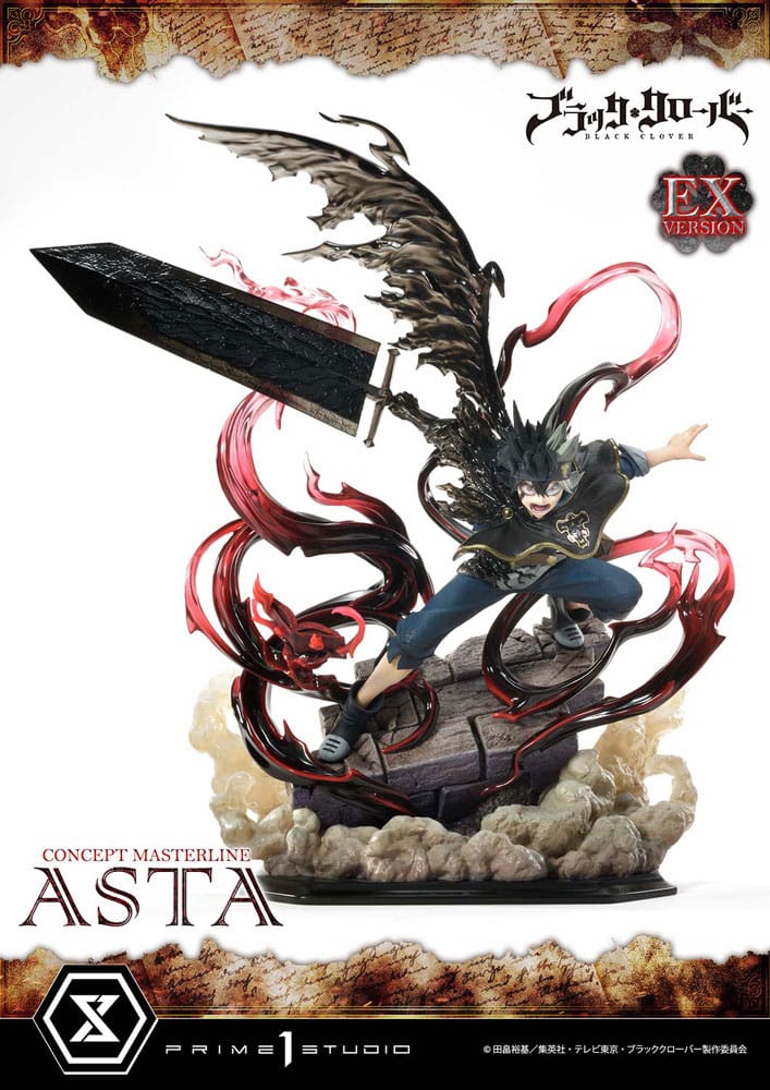 Prime 1 Studio Asta Black Clover Exclusive Version Vinyl Figure 50 cm