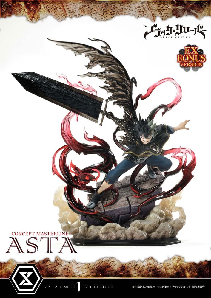 Prime 1 Studio Asta Black Clover Exclusive Bonus Version Vinyl Figure 50 cm