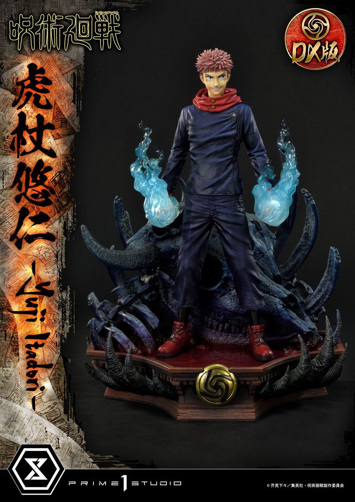 Prime 1 Studio Yuji Itadori Jujutsu Kaisen Deluxe Version Vinyl Figure 38 cm