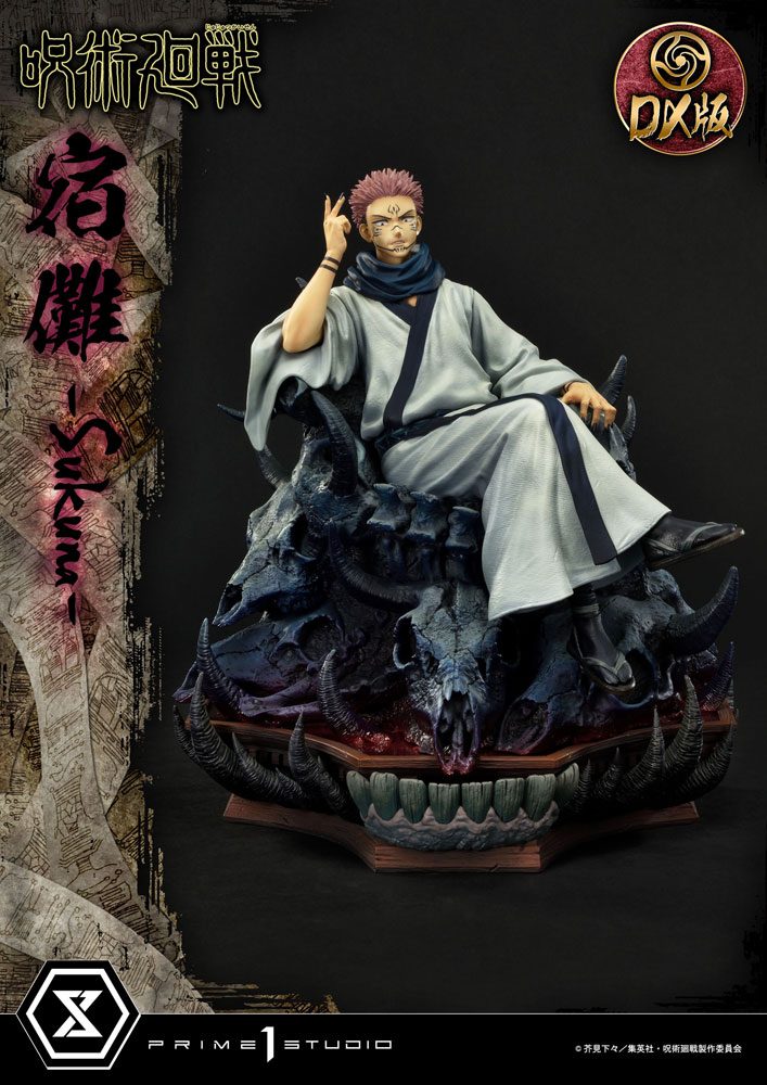 Prime 1 Studio Ryomen Sukuna Jujutsu Kaisen Deluxe Version Vinyl Figure 34 cm