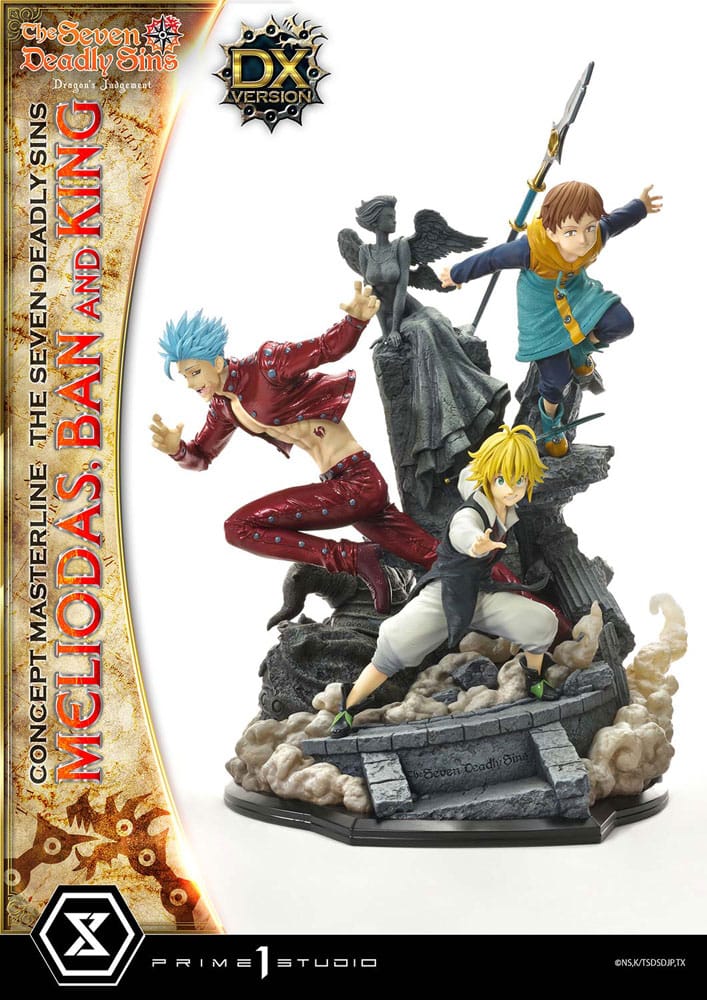 Prime 1 Studio Meliodas Ban and King Seven Deadly Sins Deluxe Version Vinyl Figure 55 cm
