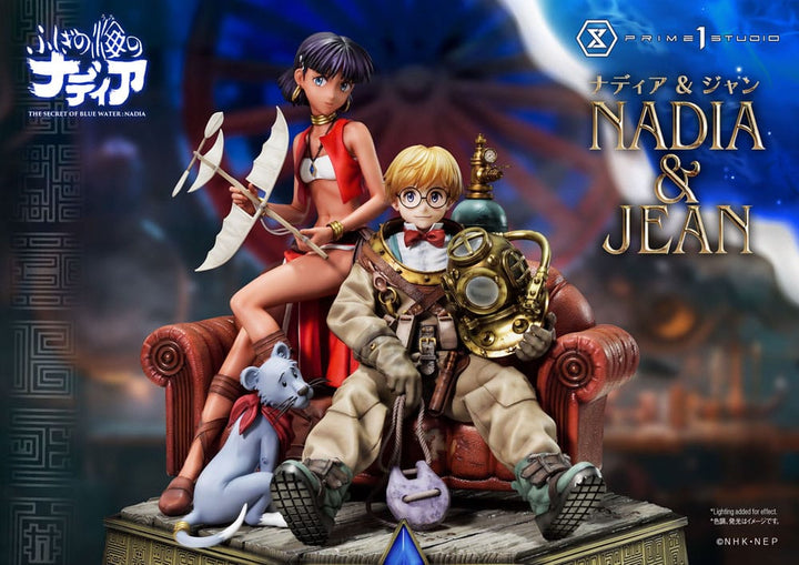 Prime 1 Studio Nadia and Jean Nadia The Secret of Blue Water Statue Concept Masterline Bonus Version 1 6 Scale 35 cm