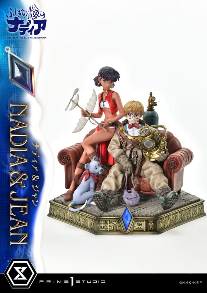 Prime 1 Studio Nadia and Jean Nadia The Secret of Blue Water Statue Concept Masterline Bonus Version 1 6 Scale 35 cm