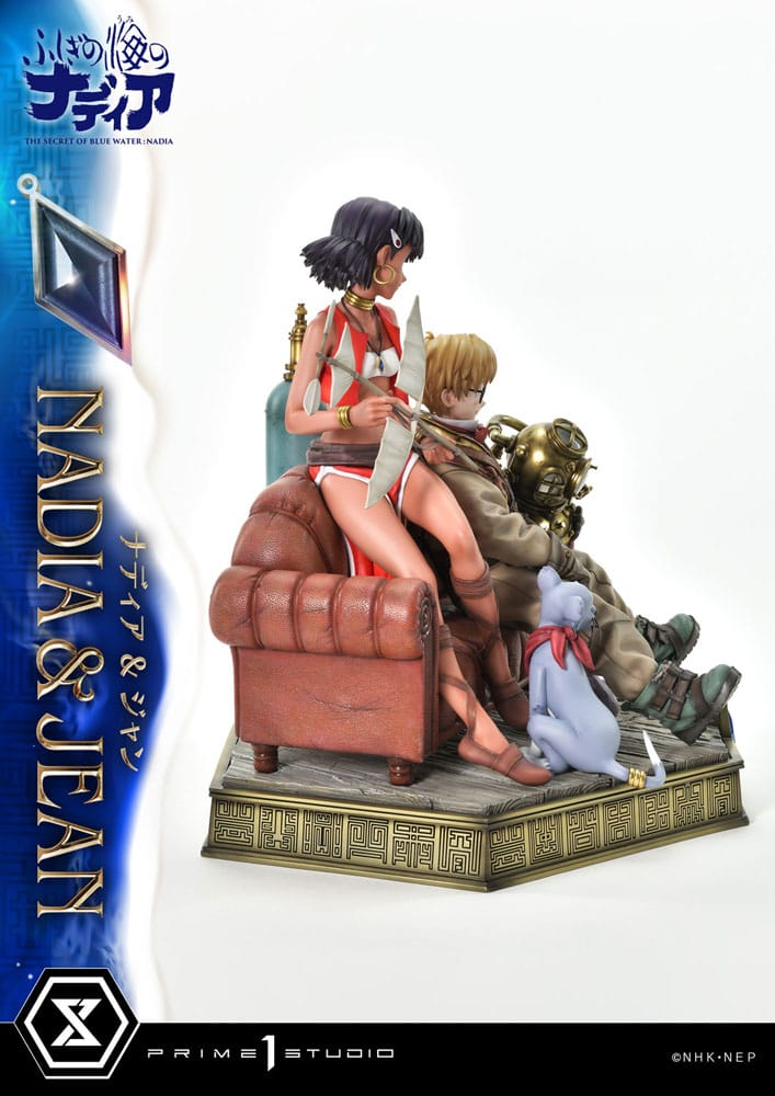 Prime 1 Studio Nadia and Jean Nadia The Secret of Blue Water Statue Concept Masterline Bonus Version 1 6 Scale 35 cm