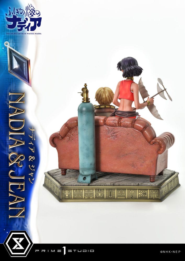 Prime 1 Studio Nadia and Jean Nadia The Secret of Blue Water Statue Concept Masterline Bonus Version 1 6 Scale 35 cm