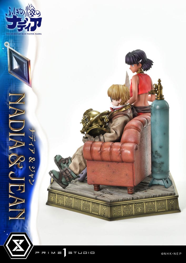 Prime 1 Studio Nadia and Jean Nadia The Secret of Blue Water Statue Concept Masterline Bonus Version 1 6 Scale 35 cm