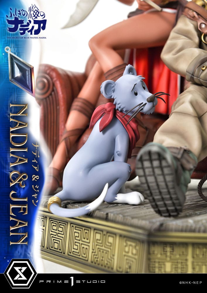 Prime 1 Studio Nadia and Jean Nadia The Secret of Blue Water Statue Concept Masterline Bonus Version 1 6 Scale 35 cm