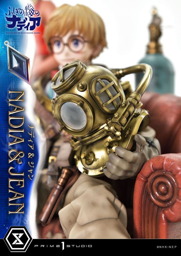 Prime 1 Studio Nadia and Jean Nadia The Secret of Blue Water Statue Concept Masterline Bonus Version 1 6 Scale 35 cm