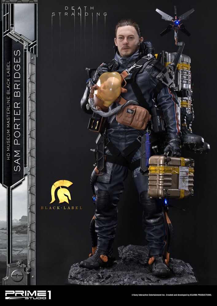 Prime 1 Studio Sam Porter Bridges Death Stranding Black Label Vinyl Figure 106 cm