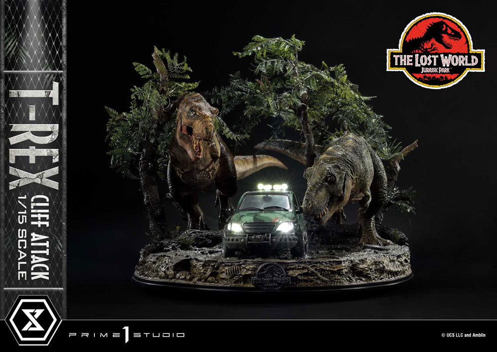 Prime 1 Studio T Rex Jurassic World The Lost World Cliff Attack Vinyl Figure 53 cm