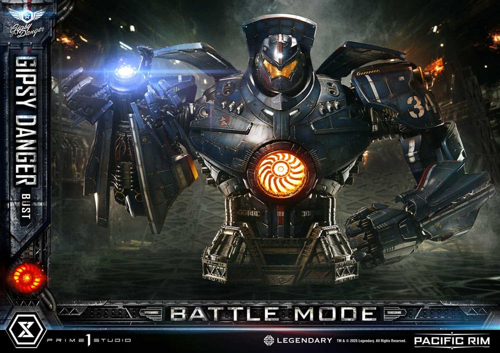 Pacific Rim Gipsy Danger Battle Mode Life Size Bust 75 cm