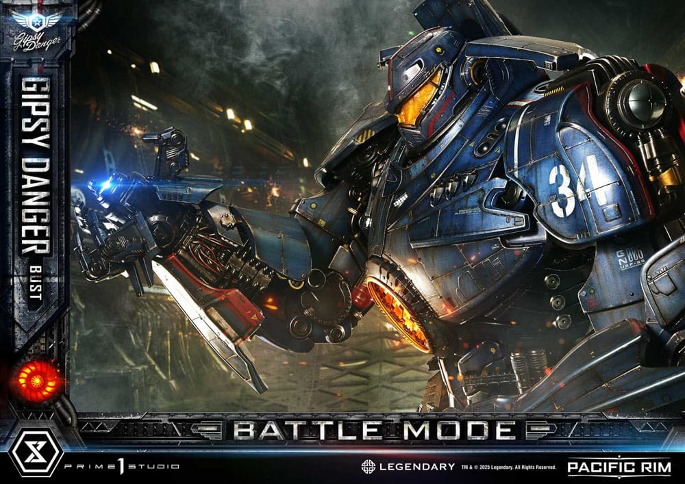Pacific Rim Gipsy Danger Battle Mode Life Size Bust 75 cm