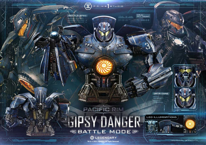 Pacific Rim Gipsy Danger Battle Mode Life Size Bust 75 cm