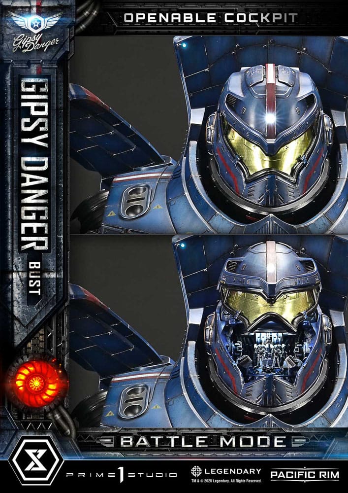 Pacific Rim Gipsy Danger Battle Mode Life Size Bust 75 cm