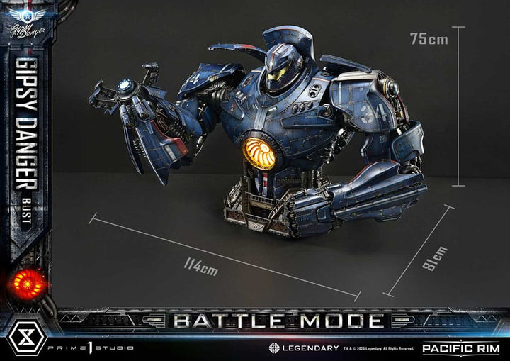 Pacific Rim Gipsy Danger Battle Mode Life Size Bust 75 cm