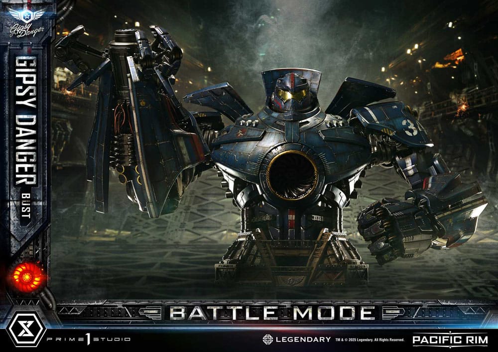 Pacific Rim Gipsy Danger Battle Mode Life Size Bust 75 cm