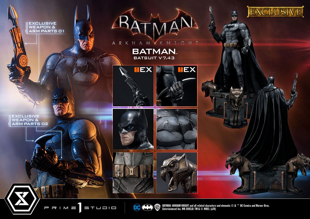 Batman Arkham Knight Museum Masterline Batman (Batsuit V7.43) Statue