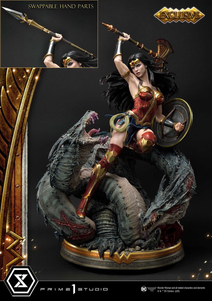 Wonder Woman Museum Masterline Wonder Woman Vs. Hydra 1/3 Scale Exclusive Statue