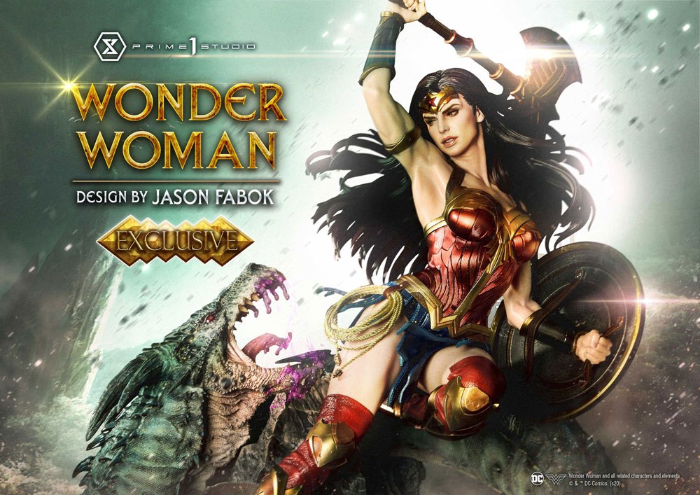 Wonder Woman Museum Masterline Wonder Woman Vs. Hydra 1/3 Scale Exclusive Statue