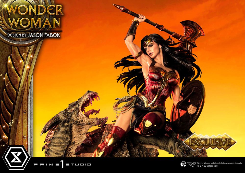 Wonder Woman Museum Masterline Wonder Woman Vs. Hydra 1/3 Scale Exclusive Statue