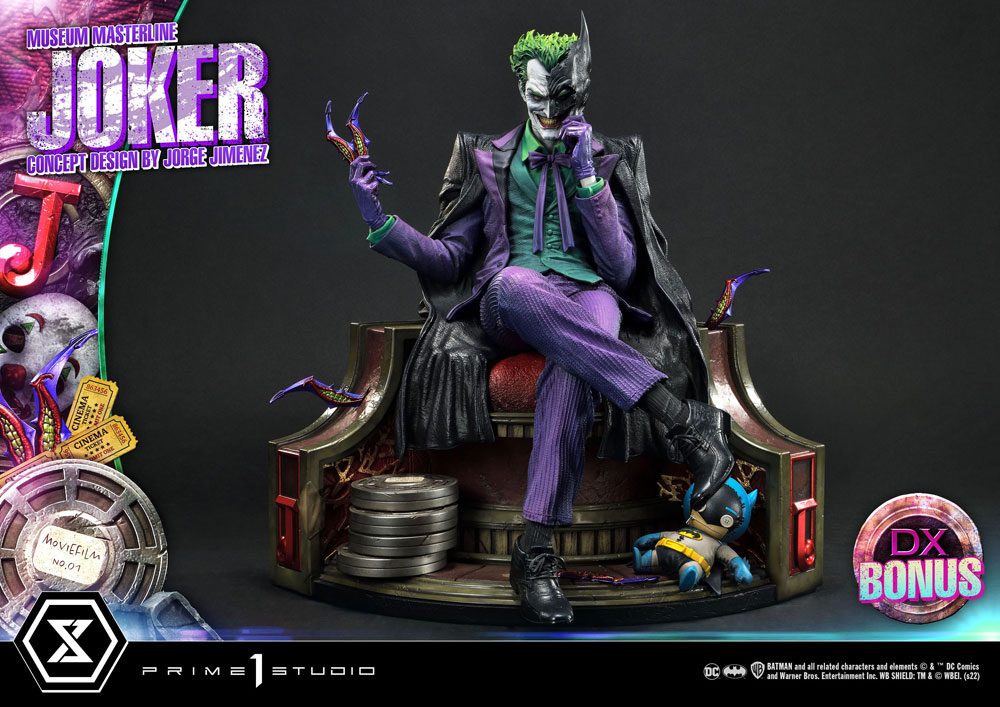 DC Comics The Joker Statue Jorge Jimenez Design Deluxe Bonus Version 53 cm