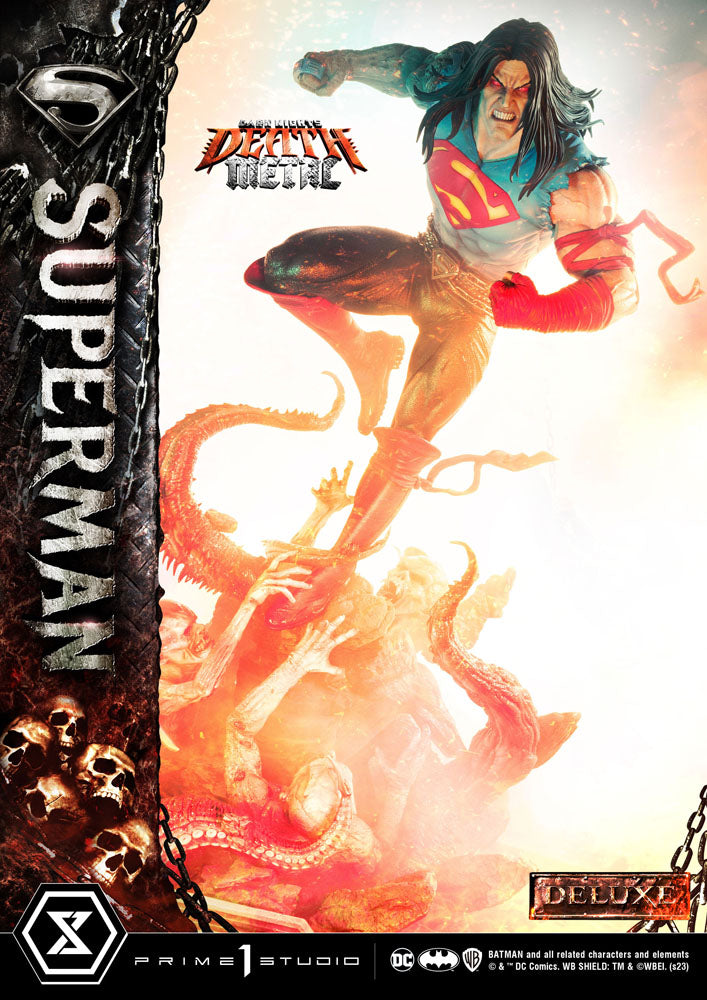 Dark Nights Death Metal Superman Statue Deluxe Version 94 cm