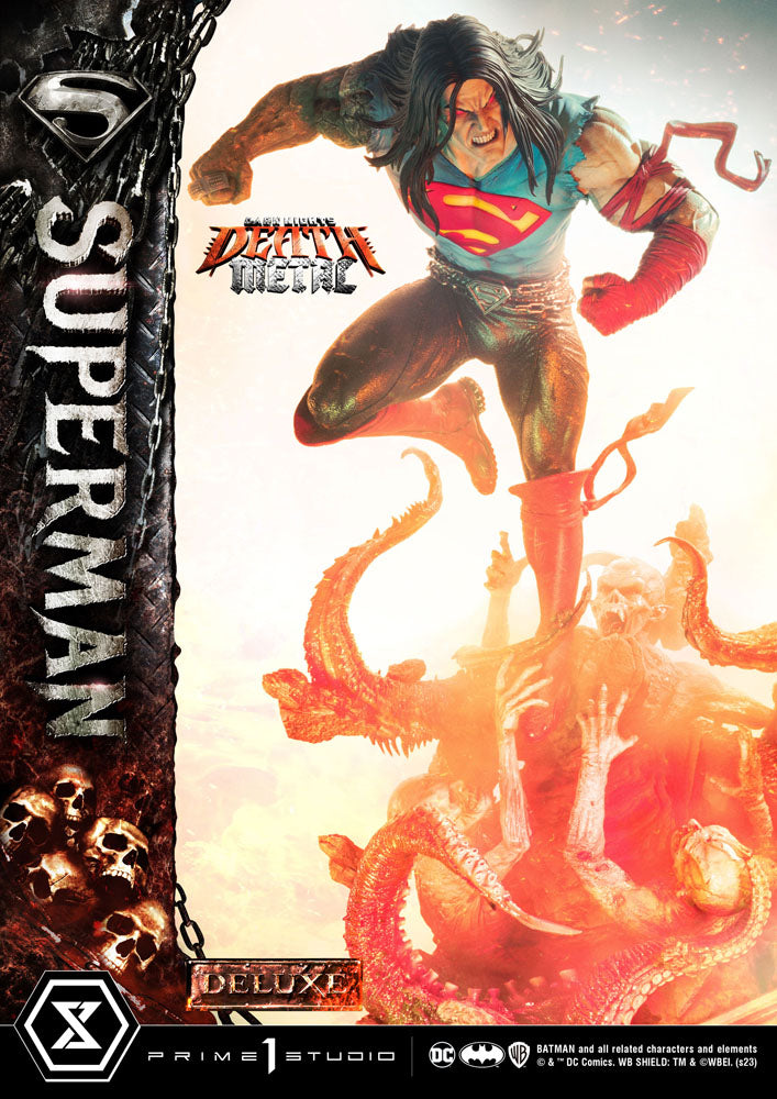Dark Nights Death Metal Superman Statue Deluxe Version 94 cm