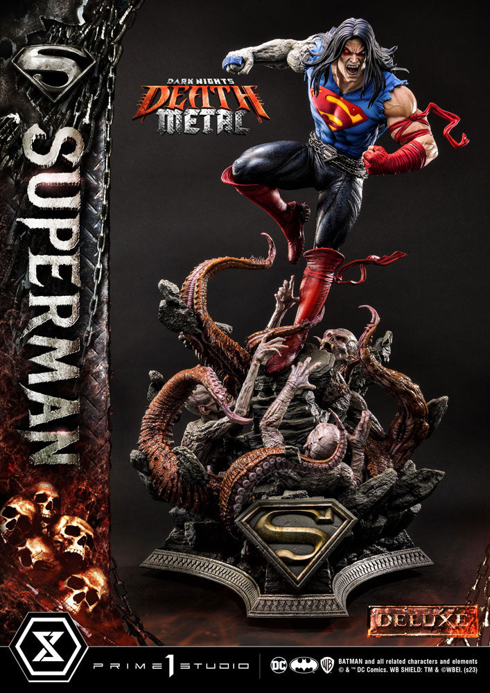 Dark Nights Death Metal Superman Statue Deluxe Version 94 cm