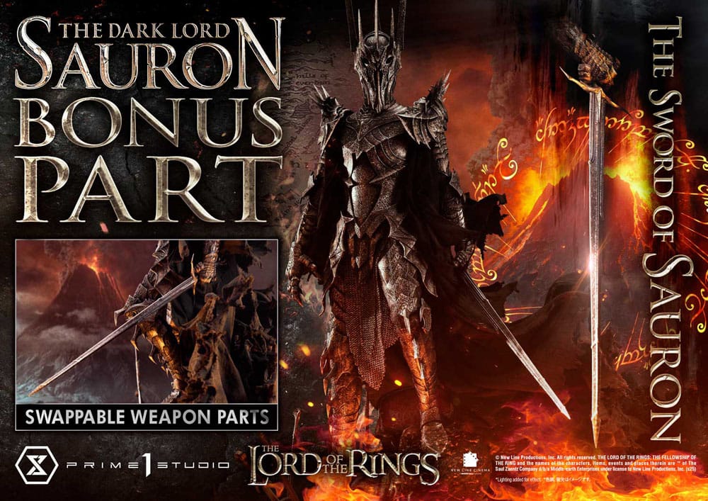 The Lord of the Rings Museum Masterline The Dark Lord Sauron (Bonus Version) 1/3 Scale Limited Edition Statue