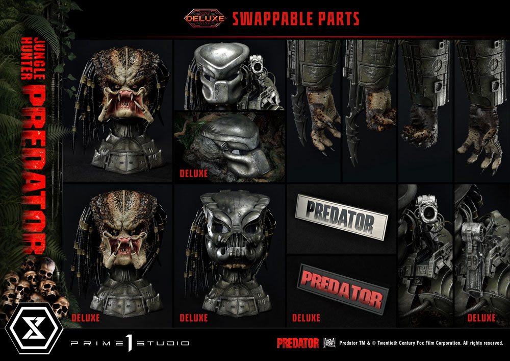 Prime 1 Studio Predator Museum Masterline Jungle Hunter Predator Deluxe Bonus Version Statue 1/3 Scale Statue