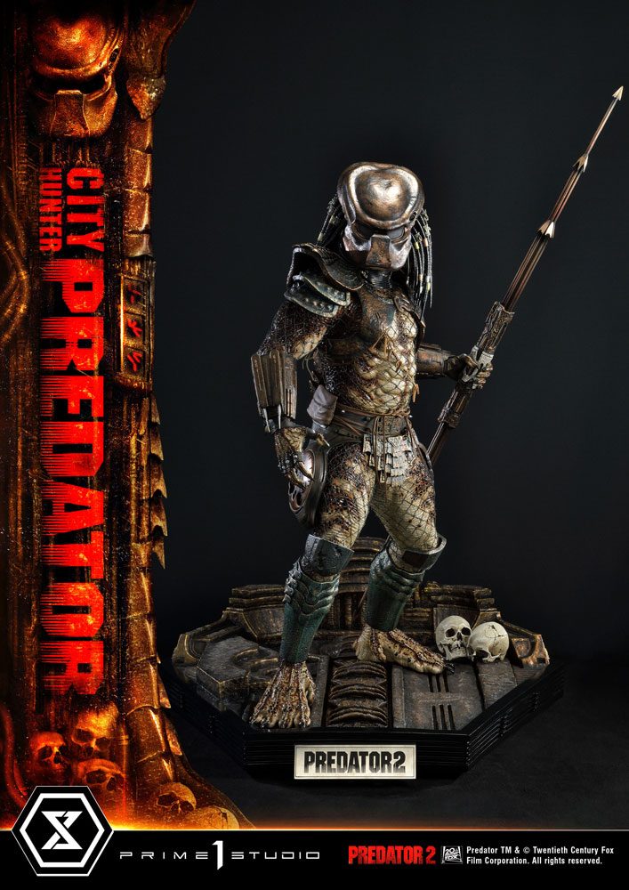 Predator 2 City Hunter Predator Statue Museum Masterline 105 cm