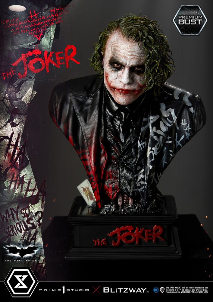 The Dark Knight The Joker Premium Bust 26 cm