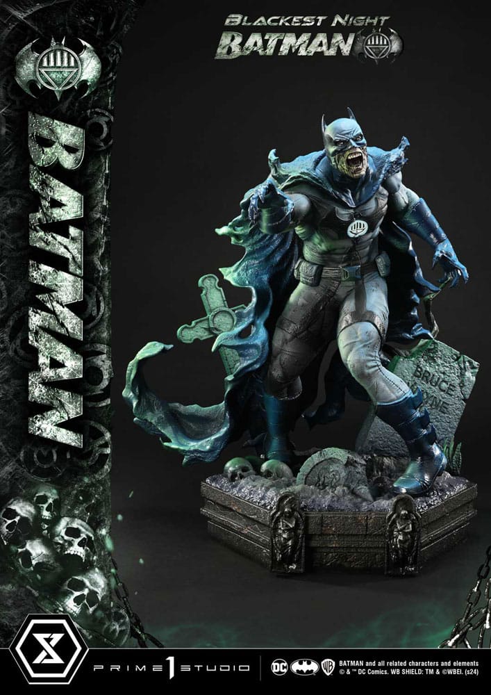 Batman Blackest Night Version Statue Premium Masterline Series 45 cm