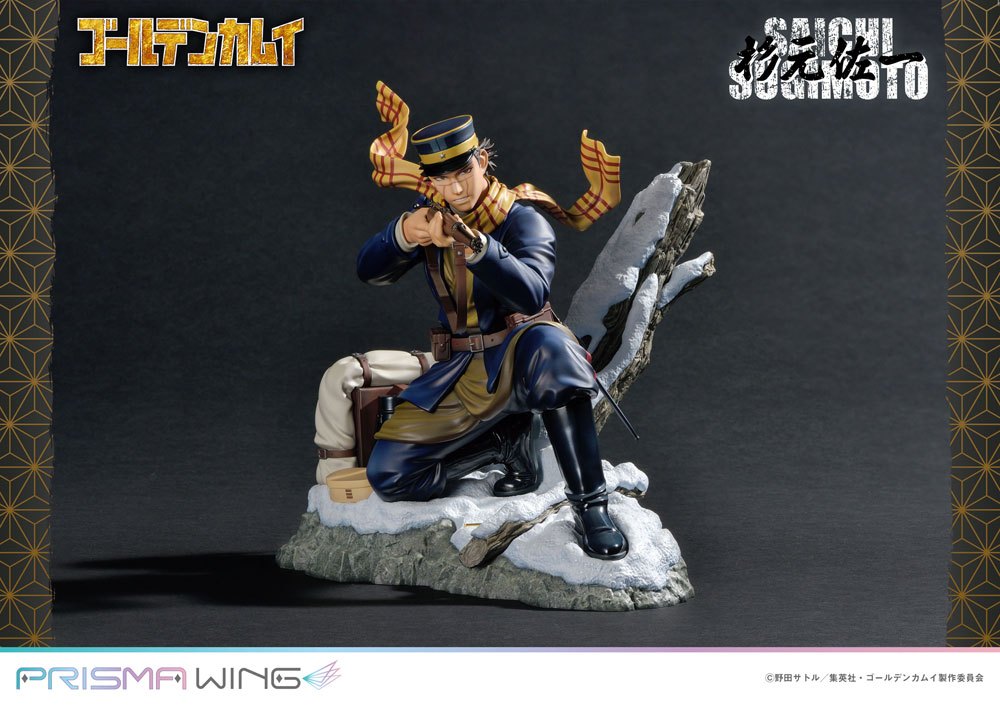 Golden Kamuy Saichi Sugimoto PVC Statue Prisma Wing 20 cm