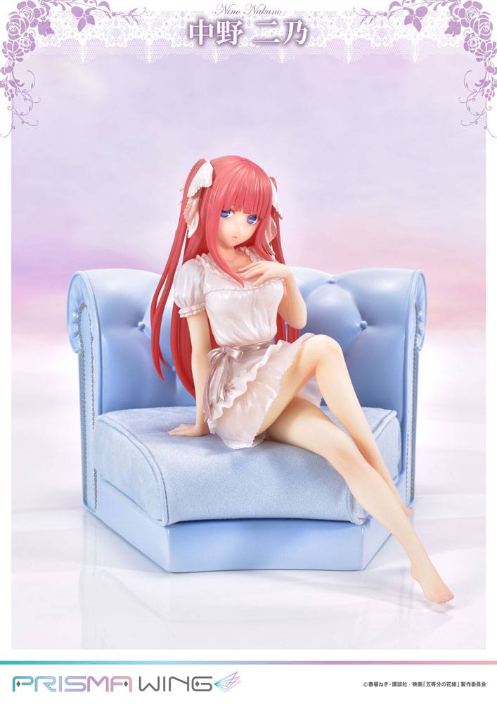 The l Quintuplets Miku Nakano PVC Statue Prisma Wing 16 cm