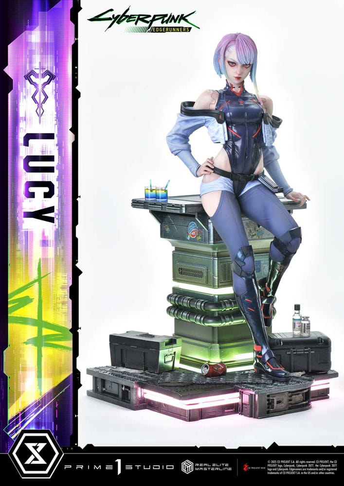 Cyberpunk Edgerunners Lucy Real Elite Masterline Series Statue Fifty Centimeters