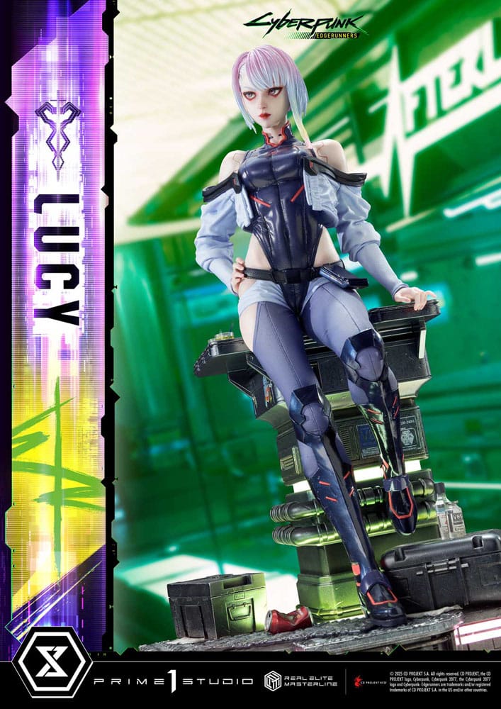 Cyberpunk Edgerunners Lucy Real Elite Masterline Series Statue Fifty Centimeters
