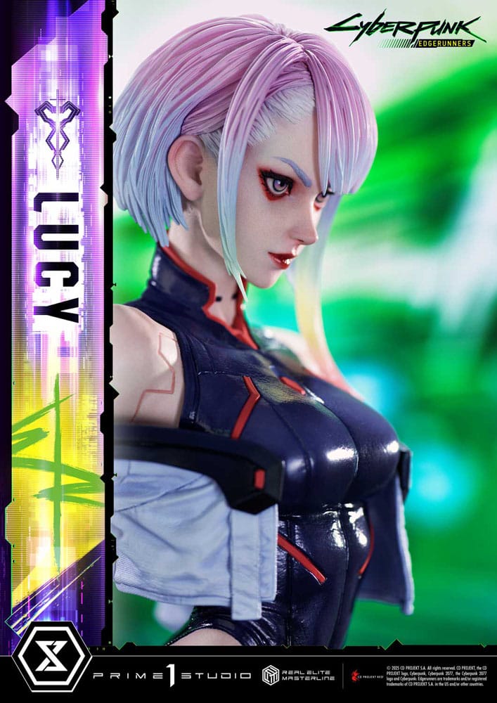 Cyberpunk Edgerunners Lucy Real Elite Masterline Series Statue Fifty Centimeters