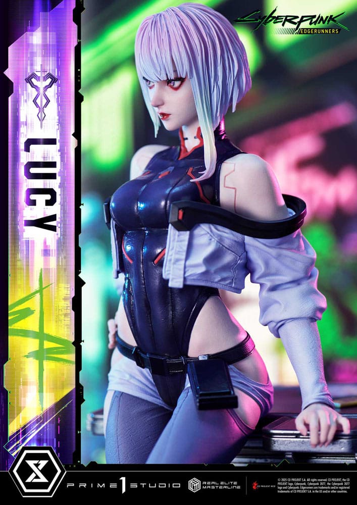 Cyberpunk Edgerunners Lucy Real Elite Masterline Series Statue Fifty Centimeters
