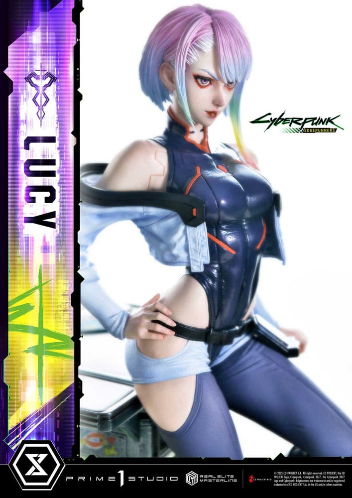 Cyberpunk Edgerunners Lucy Real Elite Masterline Series Statue Fifty Centimeters
