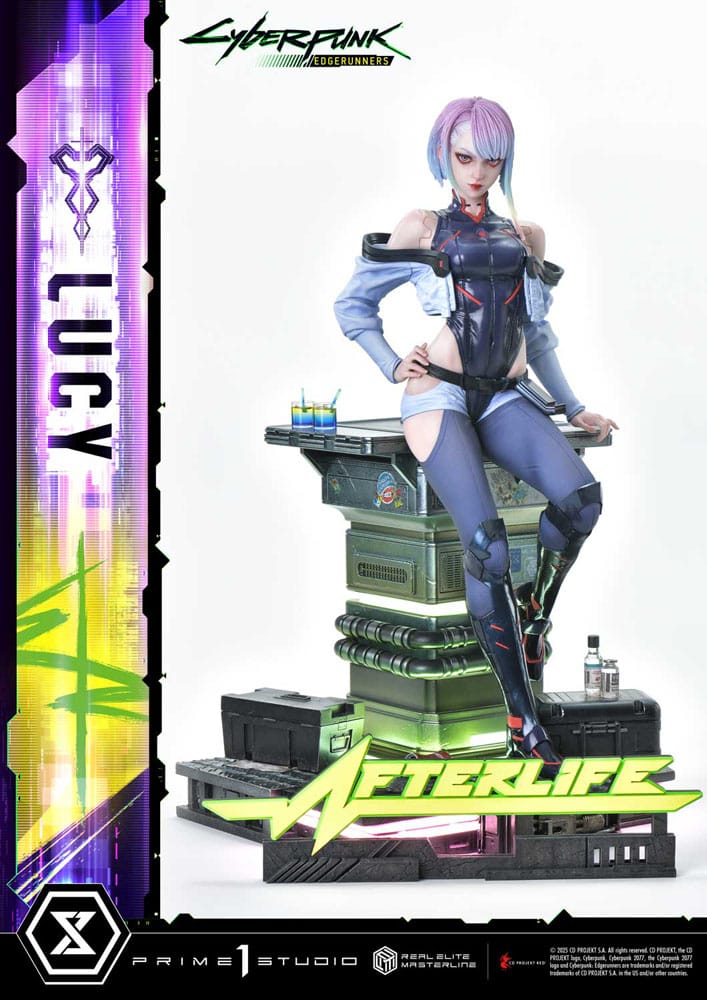 Cyberpunk Edgerunners Lucy Real Elite Masterline Series Statue Fifty Centimeters