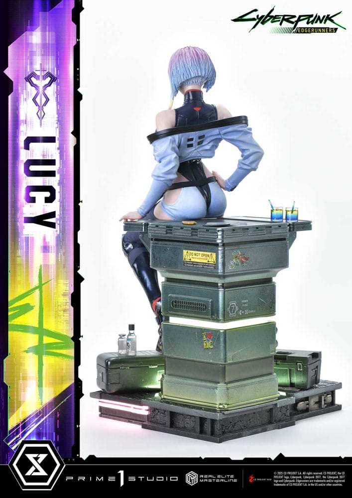 Cyberpunk Edgerunners Lucy Real Elite Masterline Series Statue Fifty Centimeters