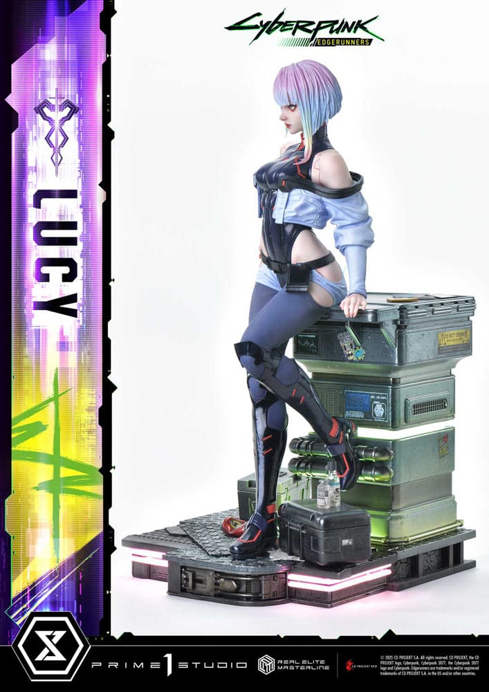 Cyberpunk Edgerunners Lucy Real Elite Masterline Series Statue Fifty Centimeters