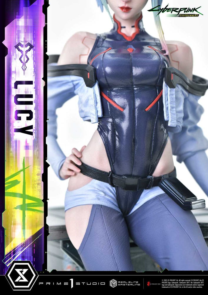 Cyberpunk Edgerunners Lucy Real Elite Masterline Series Statue Fifty Centimeters