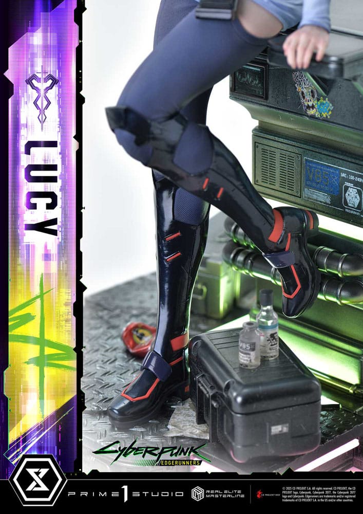 Cyberpunk Edgerunners Lucy Real Elite Masterline Series Statue Fifty Centimeters