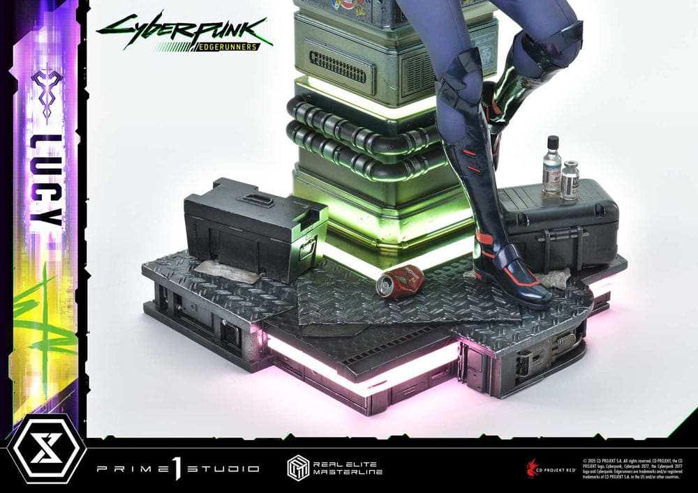 Cyberpunk Edgerunners Lucy Real Elite Masterline Series Statue Fifty Centimeters