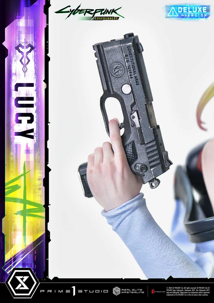 Cyberpunk Edgerunners Lucy Real Elite Masterline Series Statue Deluxe Version Fifty Centimeters