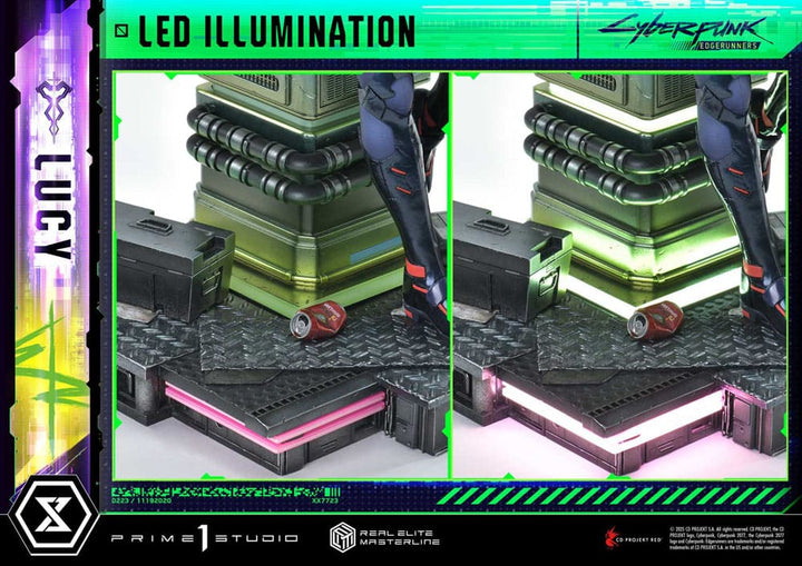 Cyberpunk Edgerunners Lucy Real Elite Masterline Series Statue Deluxe Version Fifty Centimeters