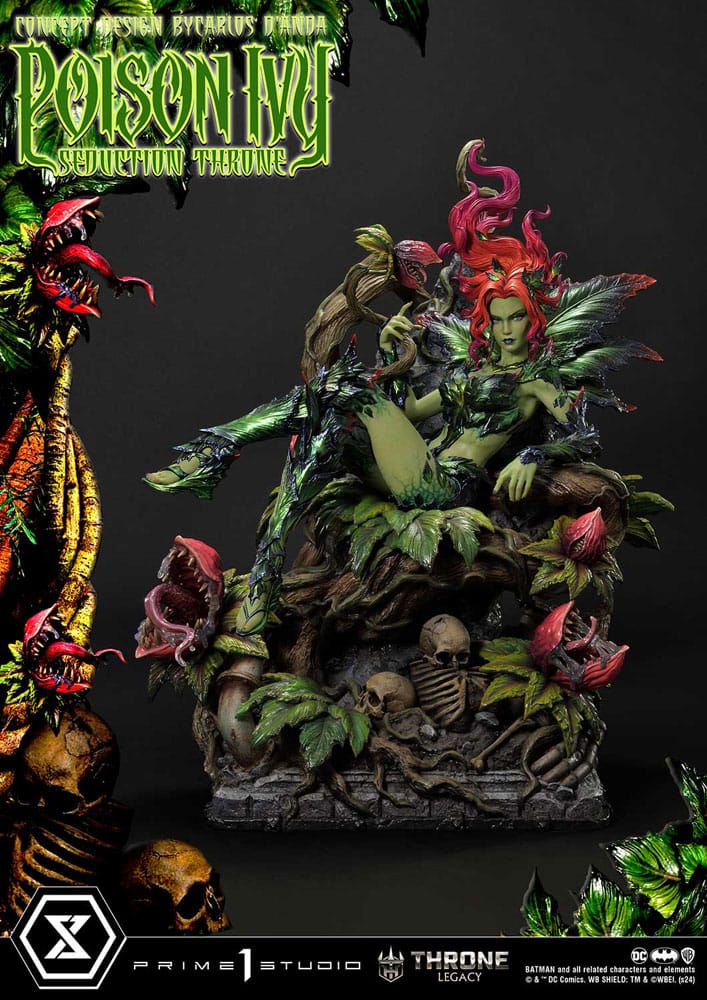 DC Comics Poison Ivy Batman DC Comics Throne Legacy Collection Statue Seduction Throne 55cm